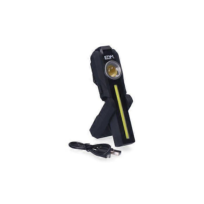 Lampe de poche LED COB EDM - 200 lumens - 1.5Ah - 36128