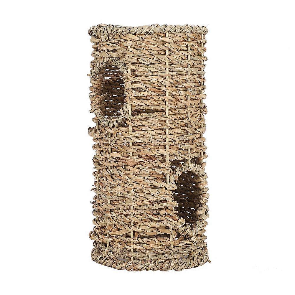 Summer Breathable Hamster Tunnel Grass Pet Accessory for Squirrels and Chinchillas - Cozy Nest House for Small Animals