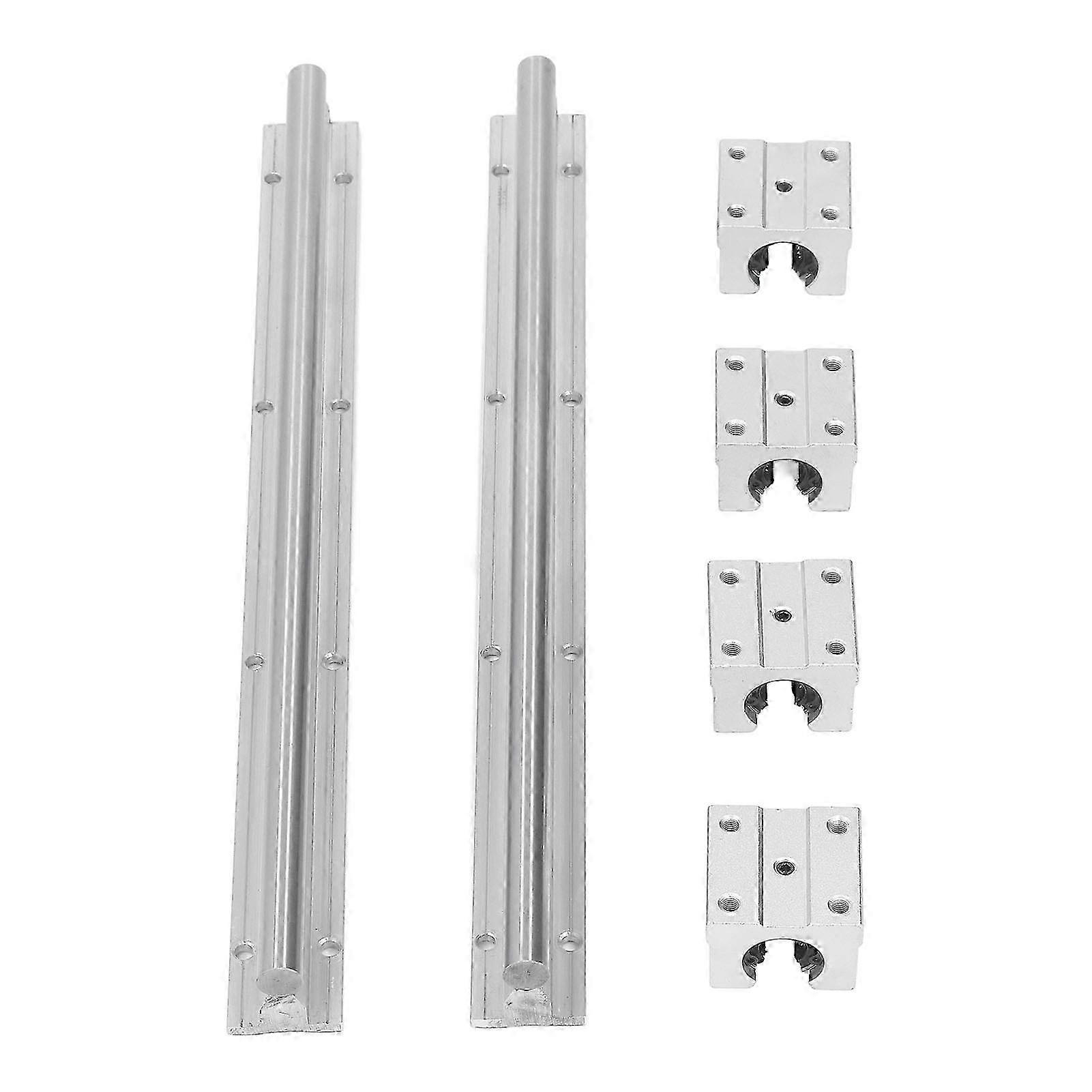 6Pcs Linearbewegung Führungsschiene Schiebeblock Set Starkes Lager Reibungslos Genaue Platzierung Linearbewegungszubehör