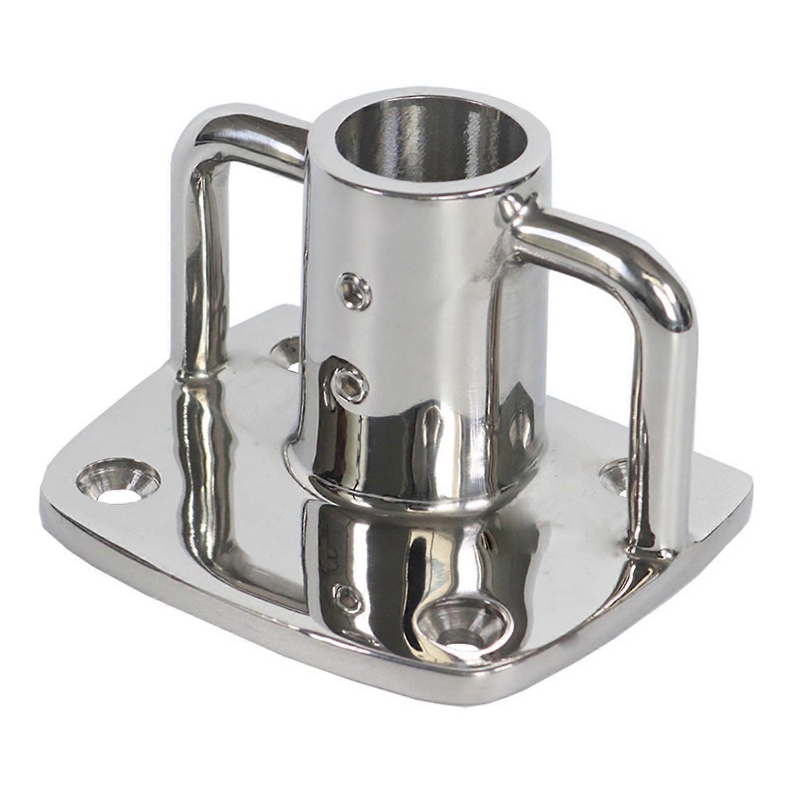 Flag Socket Square Base Flag Pole Base for Ships Marine Deck Sailboats