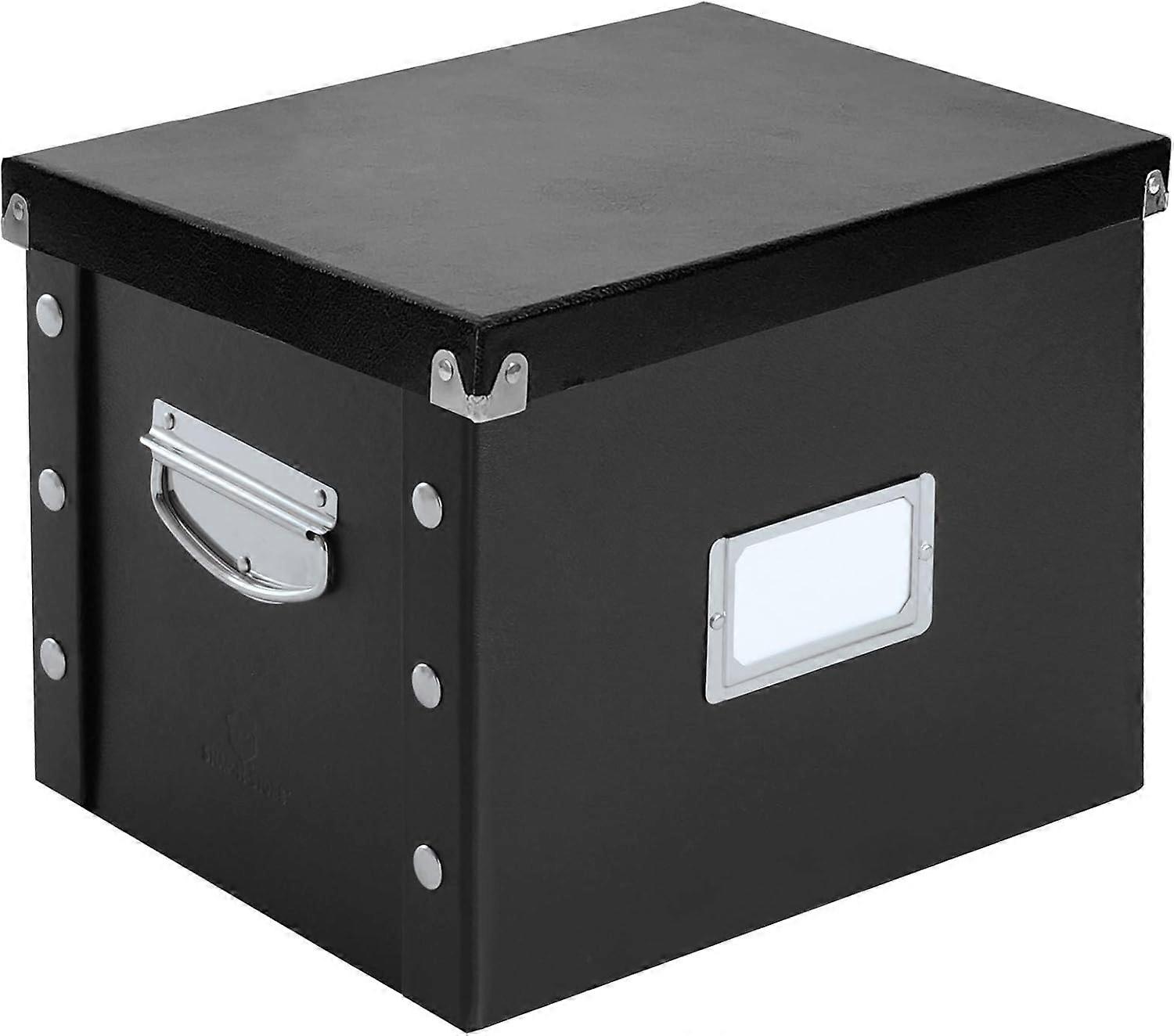 Document Organizer, Durable Hanging File Box For Letter & Legal Size Files, Eco-Friendly, Multi-Purpose, Easy Assembly, Foldable Design, Suitable For