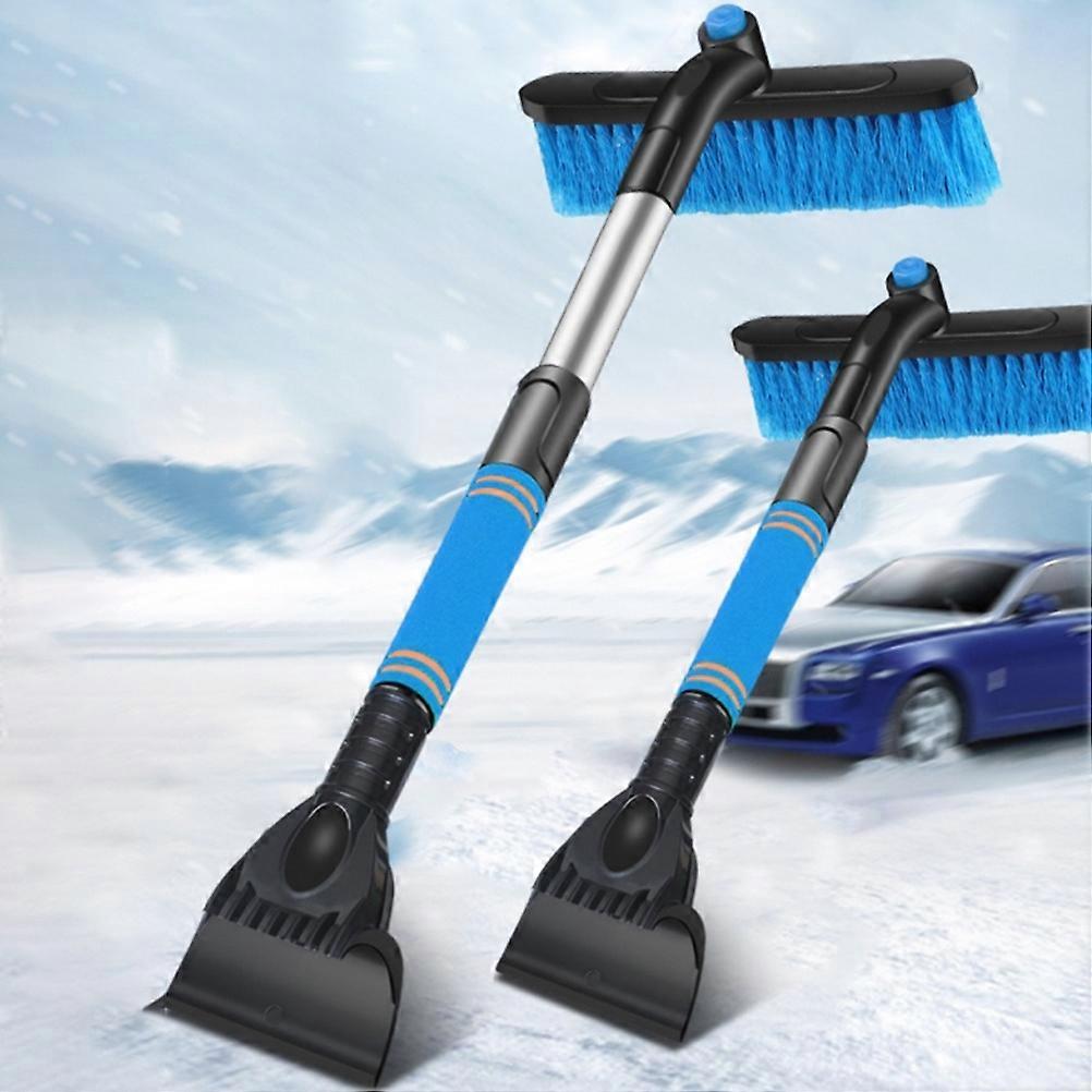 Car Telescopic Ice Scraper Snow Shovel Car Windshield Snow Brush Portable Snow Removal Tools
