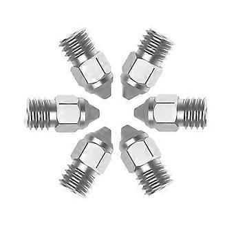 3D Printer Parts -HF Nozzle Kit 0.25/0.4/0.6/0.8mm 5PCS/Set for Series 3D Printer