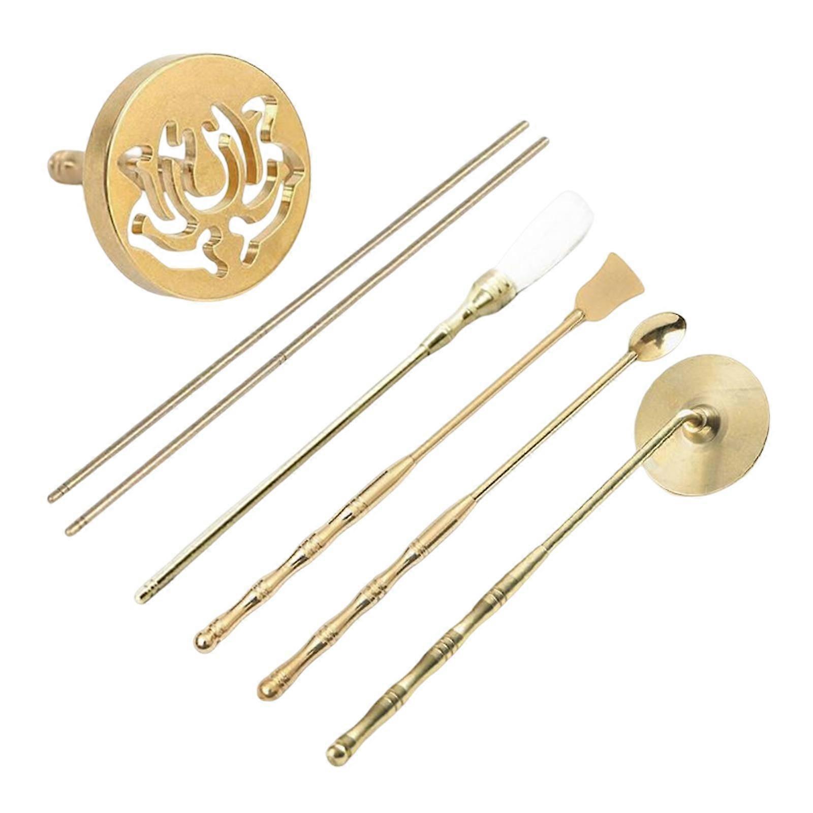 Set of 6 Incense Making Professional Censer Tool Set for Party Gift