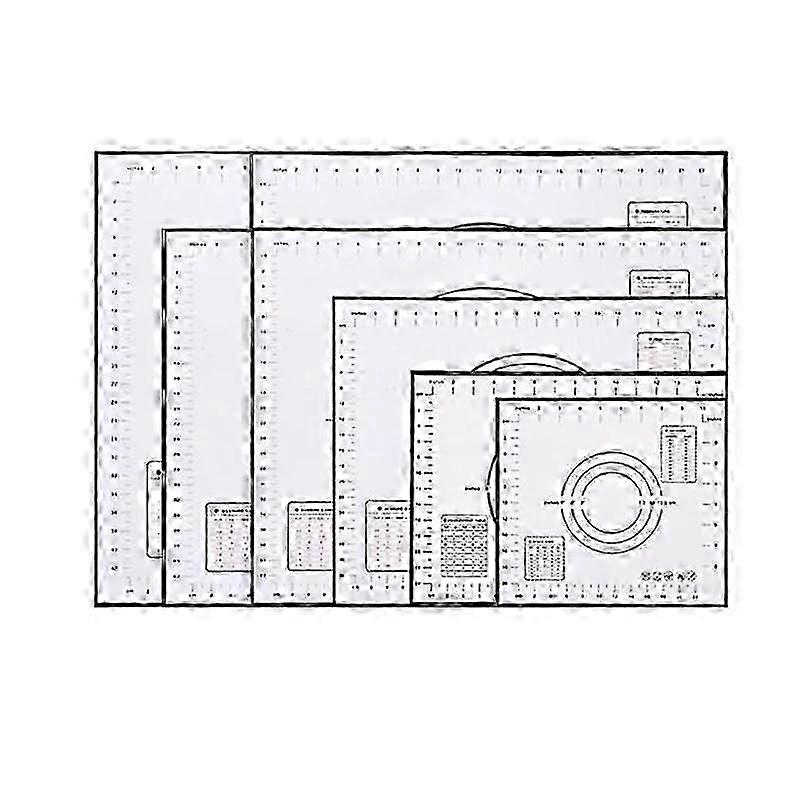 2025 Oversize 80/70/60cm Στρώμα ψησίματος σιλικόνης Σφολιά ζαχαροπλαστικής Κυλιόμενο μαξιλάρι ζυμώματος Κρέπες κουζίνας Ζύμη πίτσας Αντικολλητικό ταψί ζαχαροπλαστικής