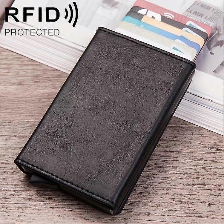 Magnetic RFID Bag Multifunctional Aluminum Automatic Pop-up Credit Card Package