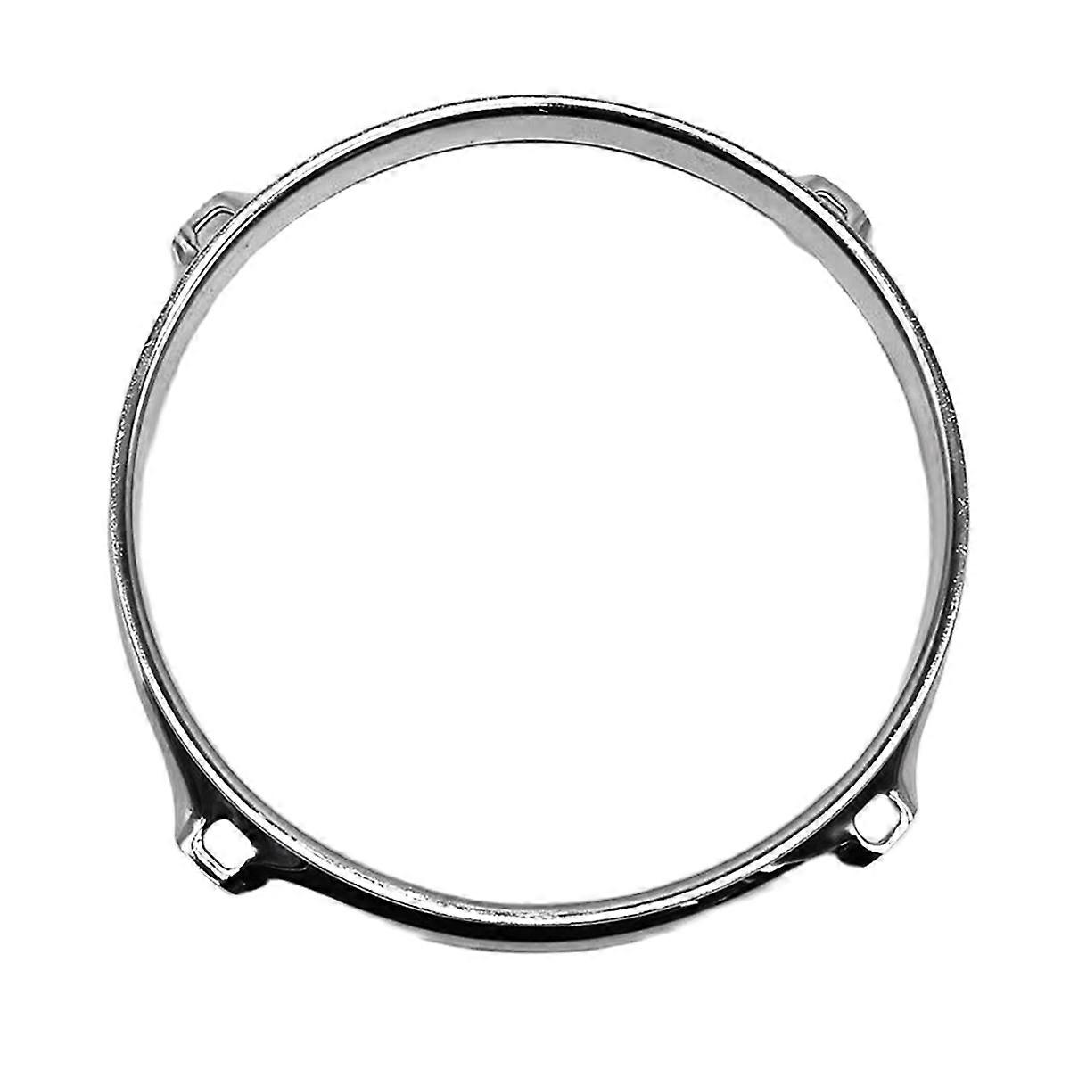 Drum Hoop for 6Inch Snare Drum Percussion Instrument Parts Silver