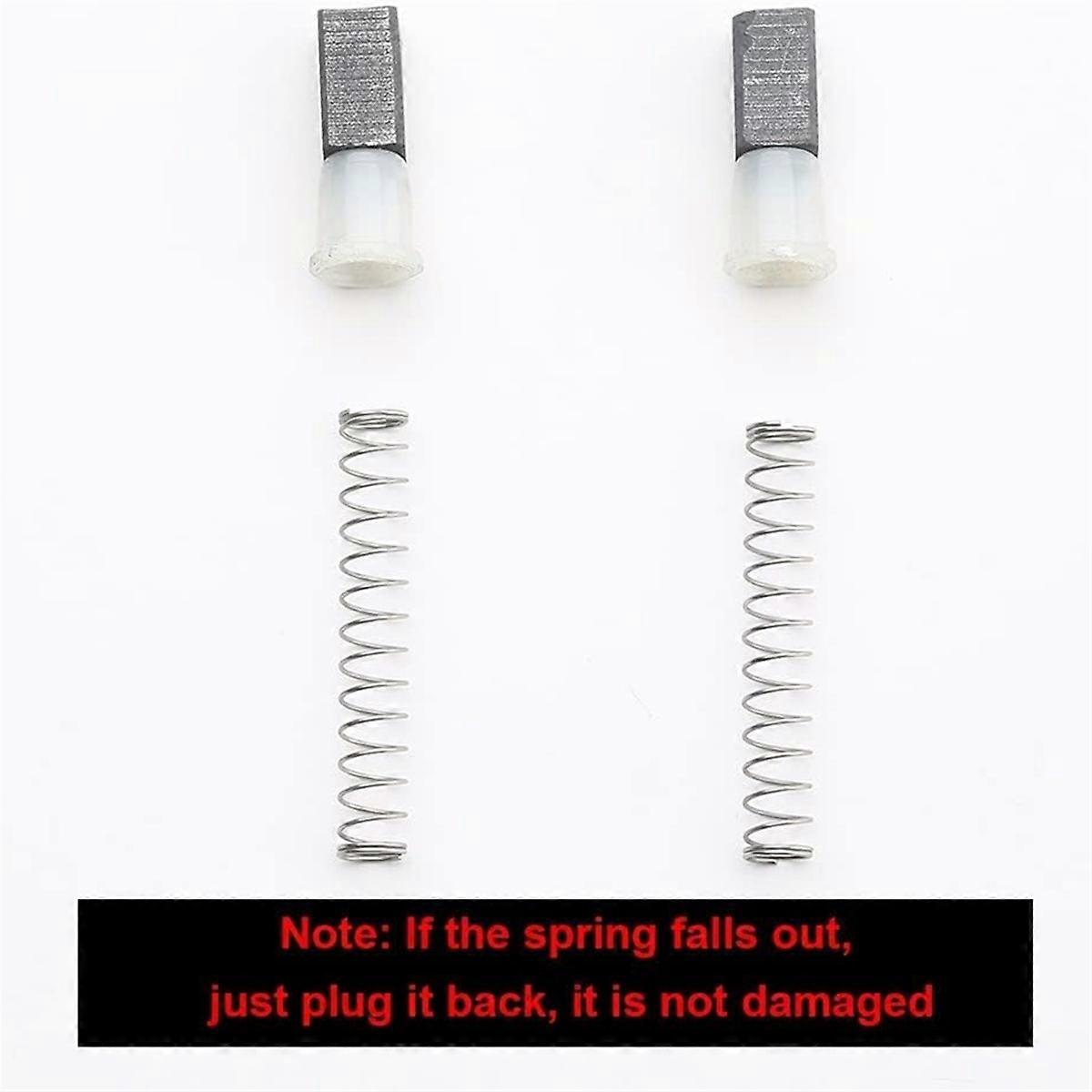 12PCS Carbon Brush and Spring Assemblies for Hair Clipper