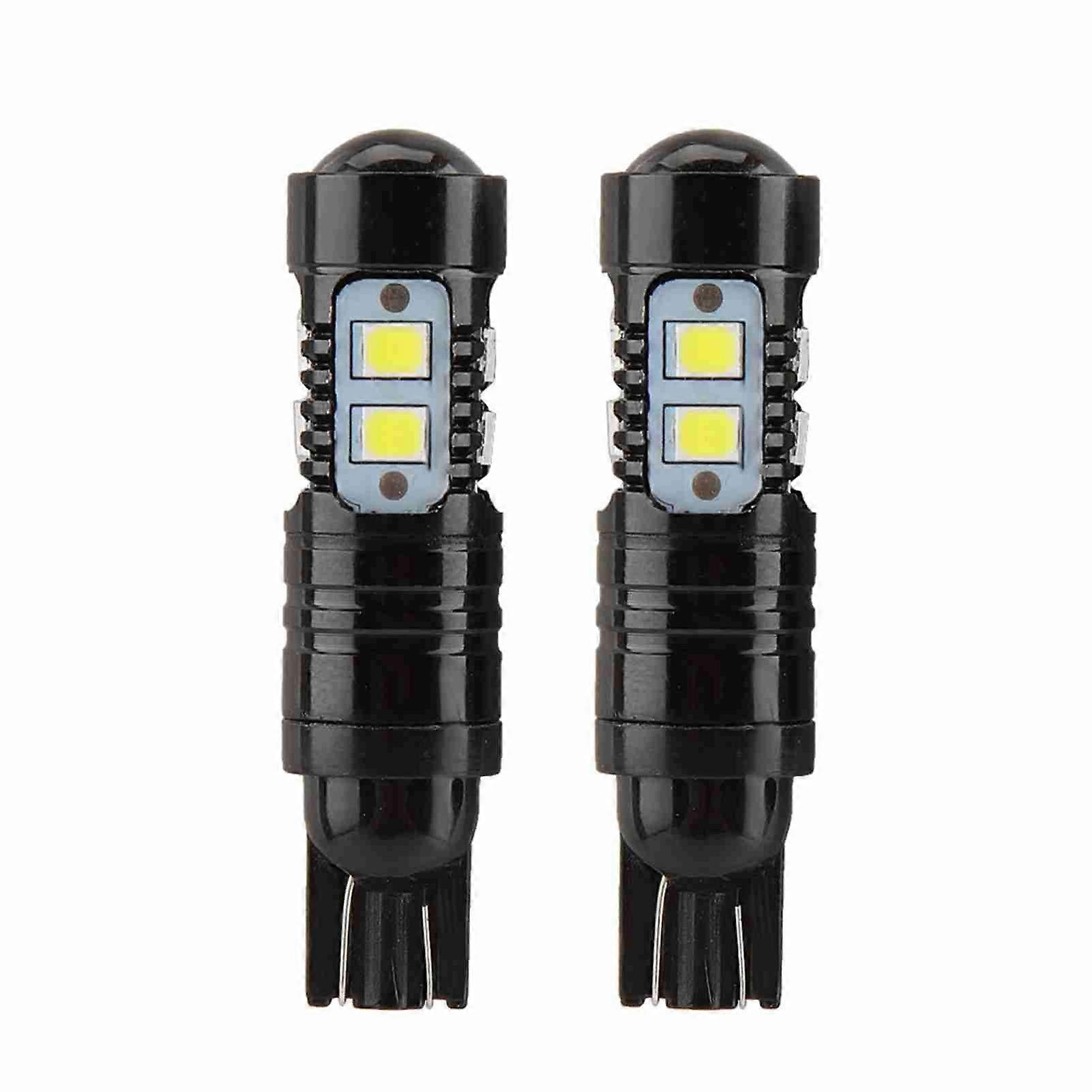 2pcs 50W 921 912 T10 T15 LED Bulbs 6000K Xenon White Backup Reverse Fog Light Lamp for Cars