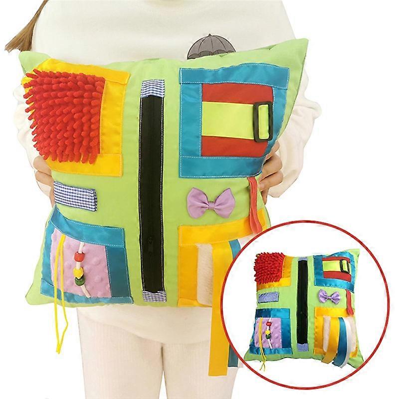 Fidget Blanket Demence Aktivity pro seniory Fidget Pillow, G660H