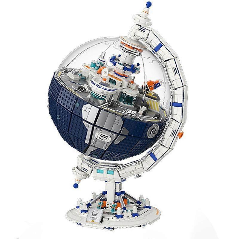 Migrating Star Program Rotatable Globe Building Blocks Assembly Model Ornaments Boys Toy WeKKi 506502