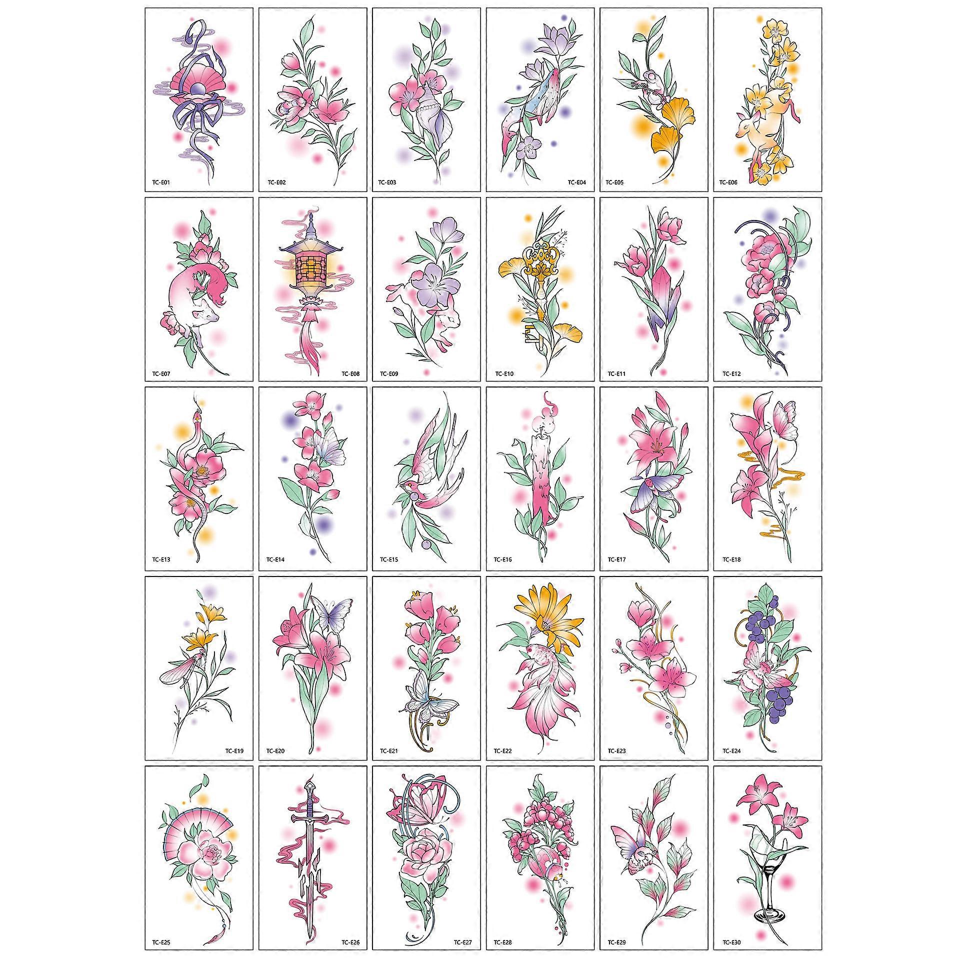 Chica Temporary Tattoos - 30 Unique Designs