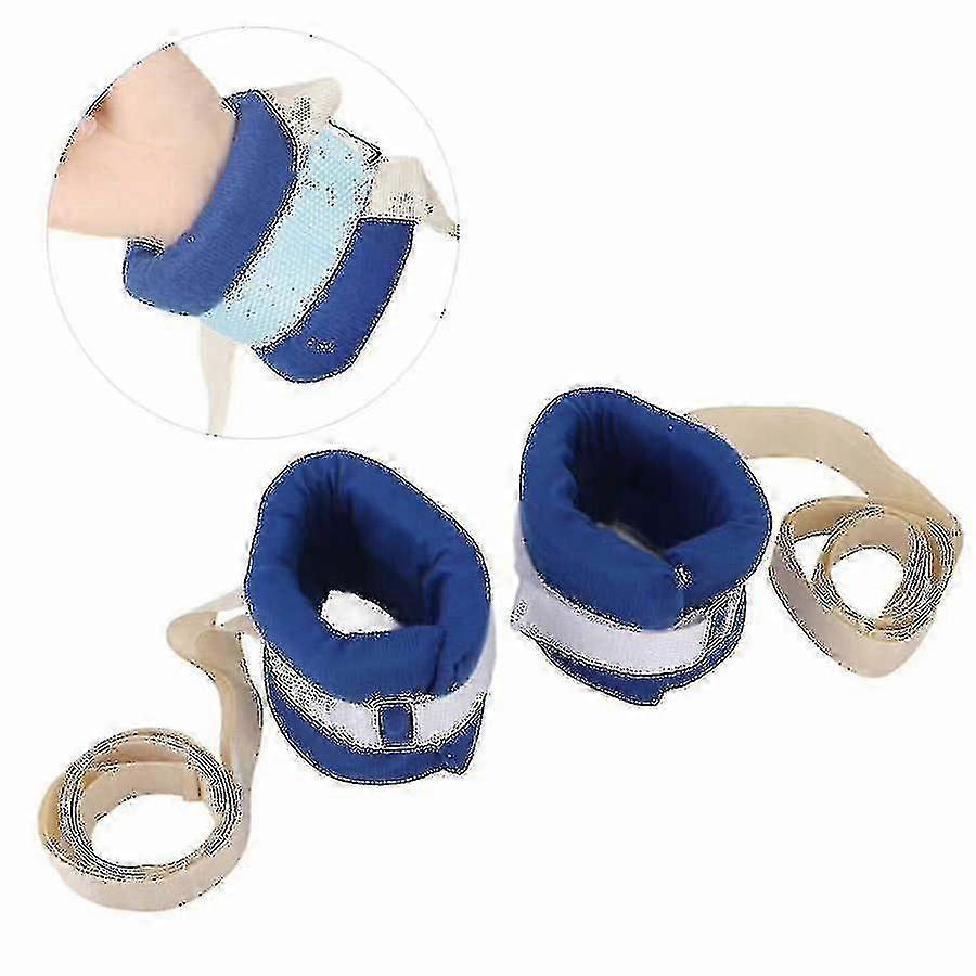 2pcs Limb Restraint Strap Breathable Patients Hand Feet Fixer Limb Fixed Strap Belt For Elderly Mental Patient