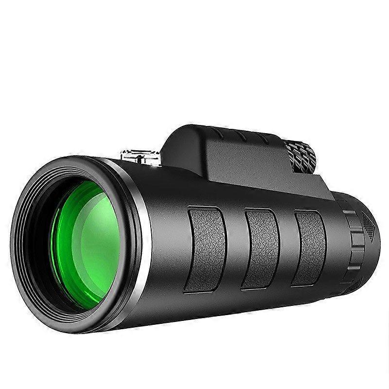 Monocular Telescope for Smartphone, High Power Monocular with Smartphone Adapter and Sturdy Tripod, BAK4 Prism Monocular for Boating/Yachting/Sports/B