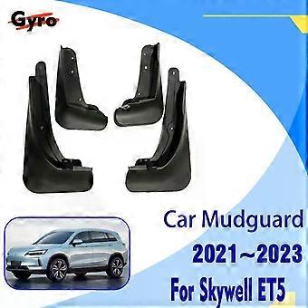 Apply For Skywell ET5 Skyworth EV6 2021 2022 2023 Mud Flaps Car Mudguards Fenders Flares Splash Guards Duraflap Accessories 4x4 Tuning