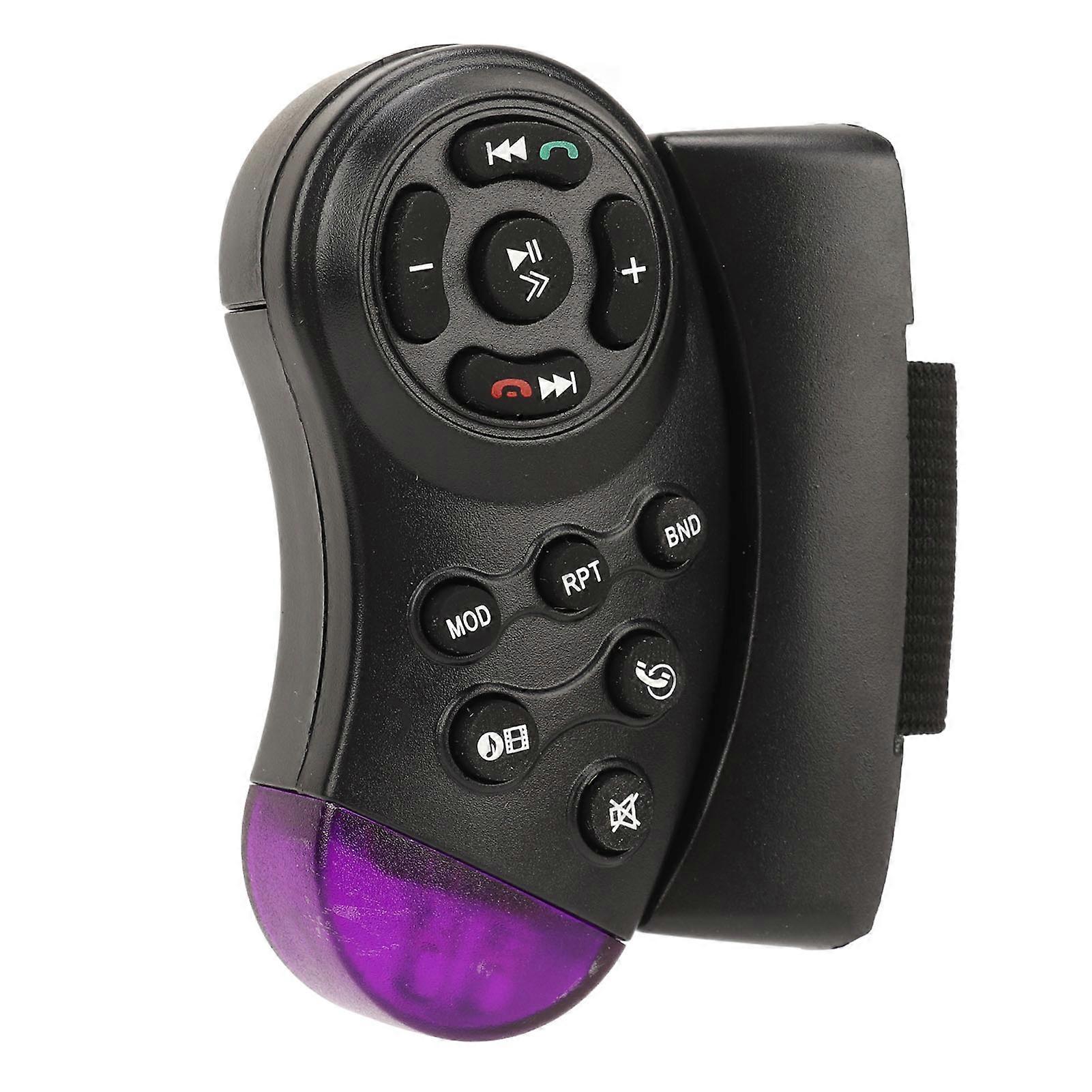 2 Din Car Steering Wheel Remote Control 8m Range Reliable Performance Car MP5 Steering Wheel Controller