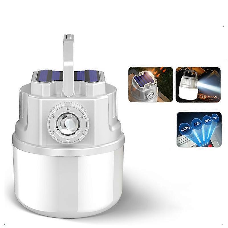 C51 Multifunctional Solar Camping Light Zoomable Waterproof Tent Light