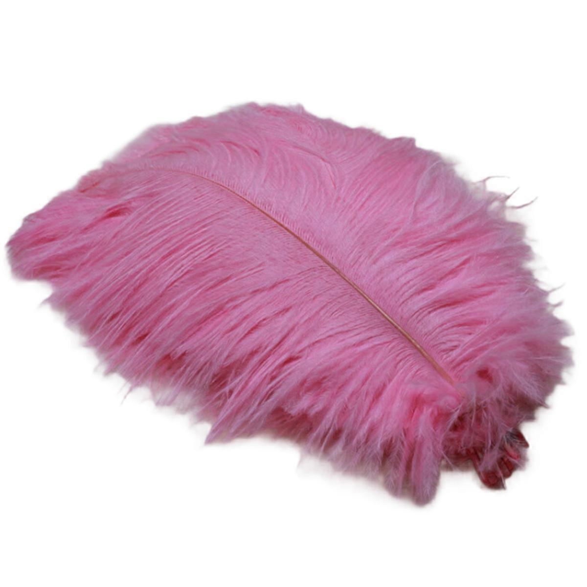 20-25cm Ostrich Feathers Stage Performances Feathers Pink
