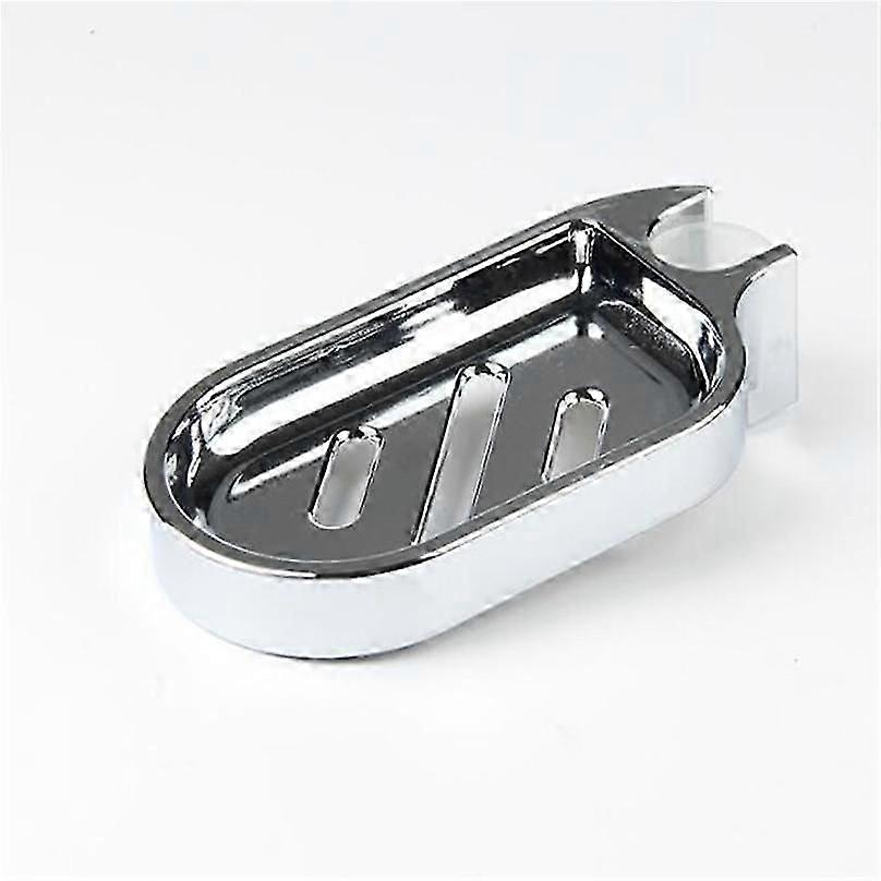 Household Creative Adjustable Shower Rod Bathroom Gadget Shower Soap Dish Box
