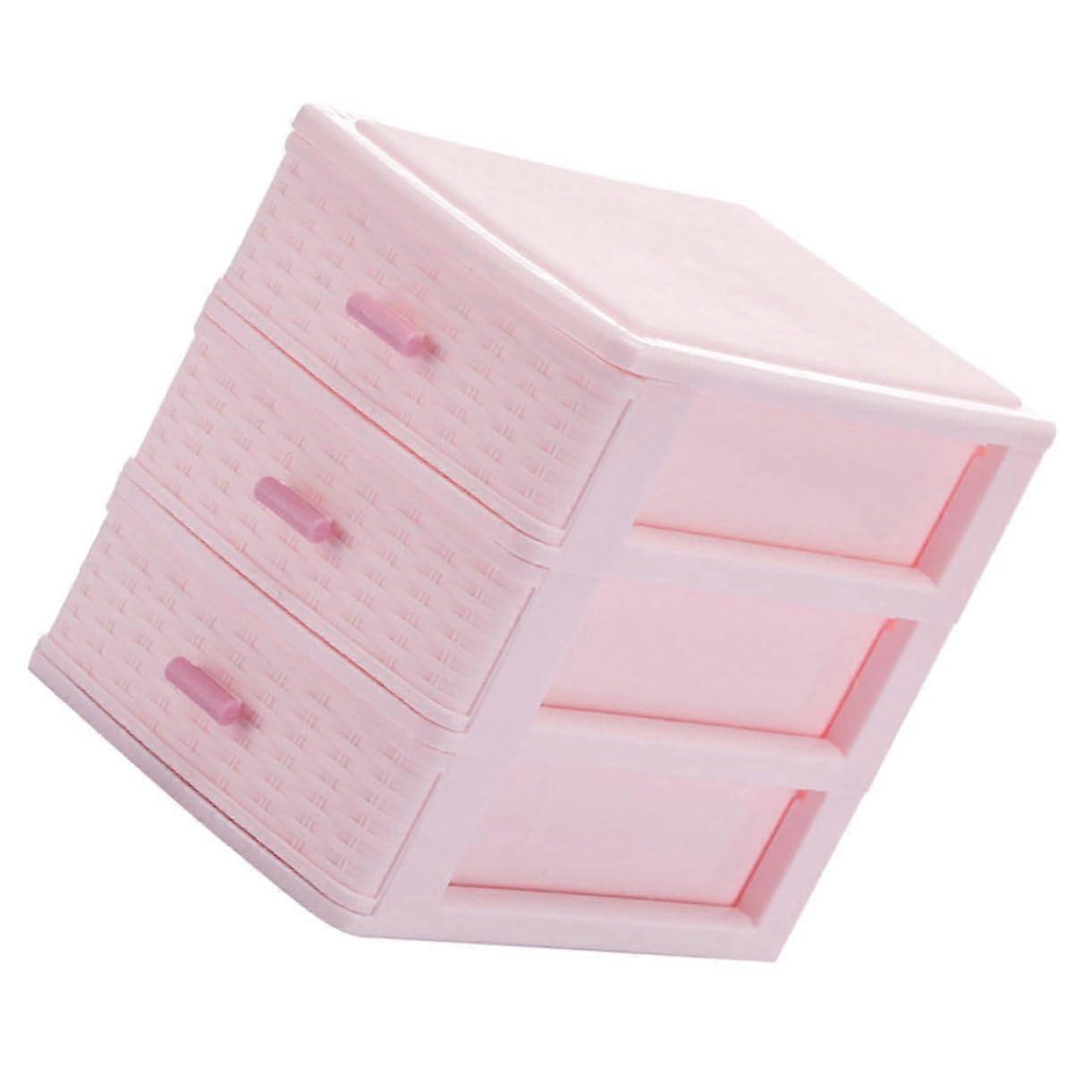 Storage Boxes Desktop Organizer Drawers for Jewelry and PC Safe Storage – Compact Design for Dormitory and Bedroom Use