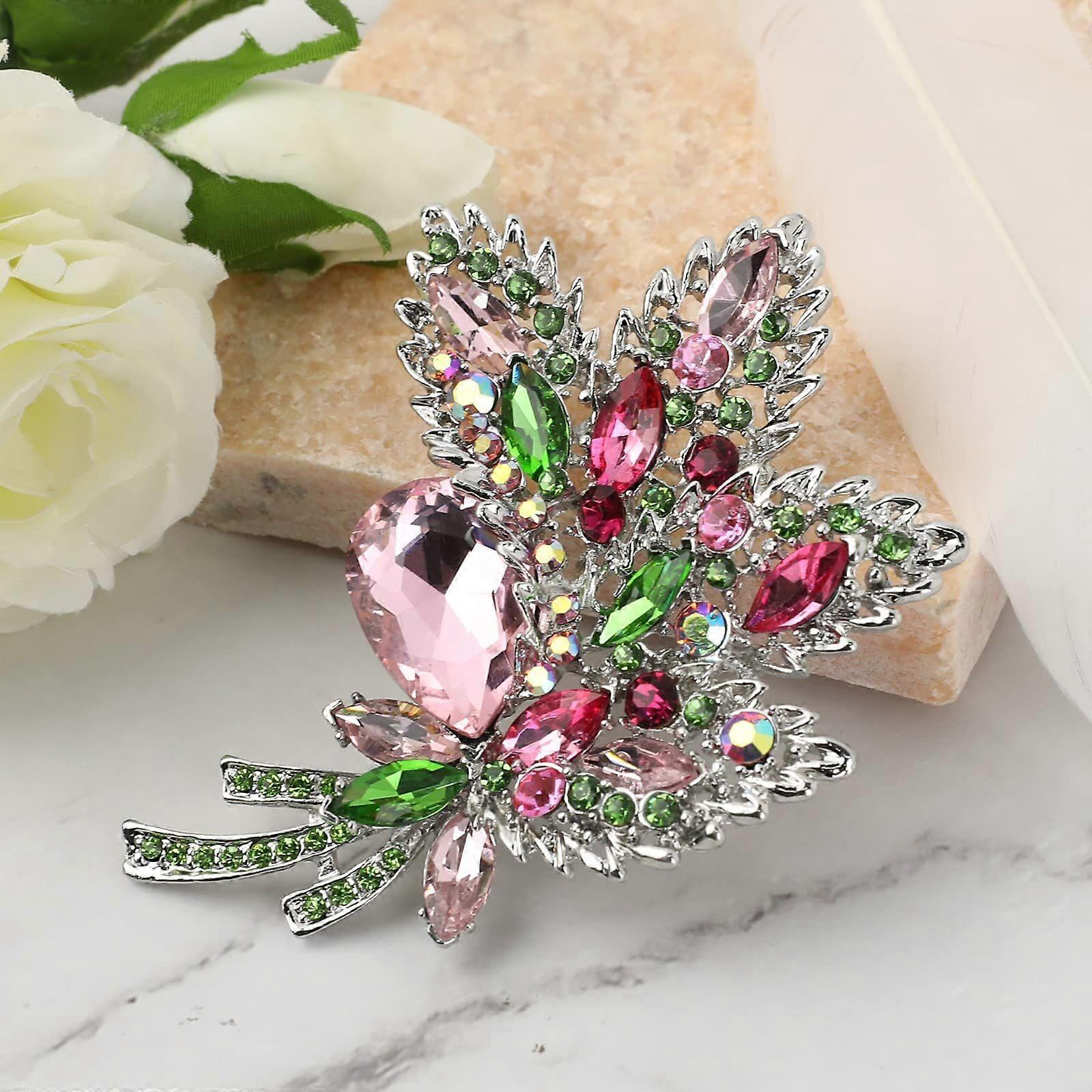 Crystal Brooch Pins Gift for Mom