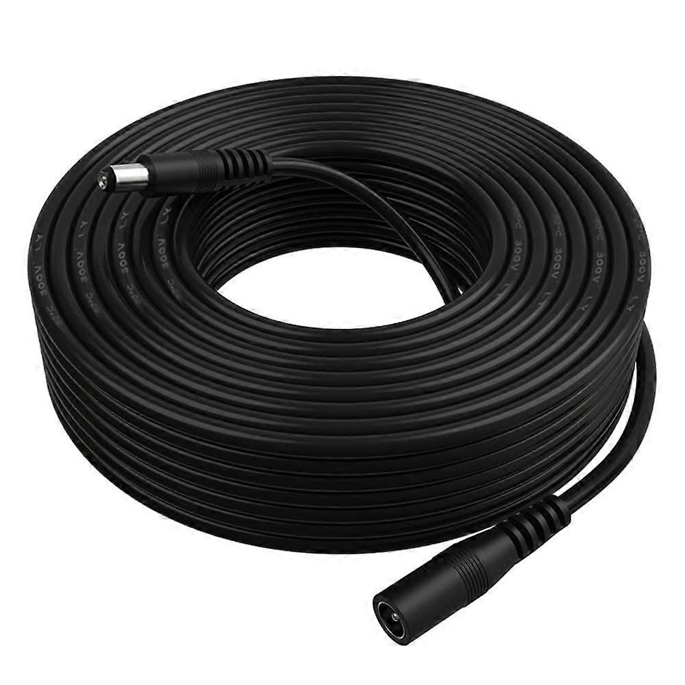 26.2FT(8m) 2.1x5.5mm DC 12V Power Adapter Extension Cable, Male to Female DC Power Extension Cord for CCTV Security Cameras, Wireless IP Network Camer
