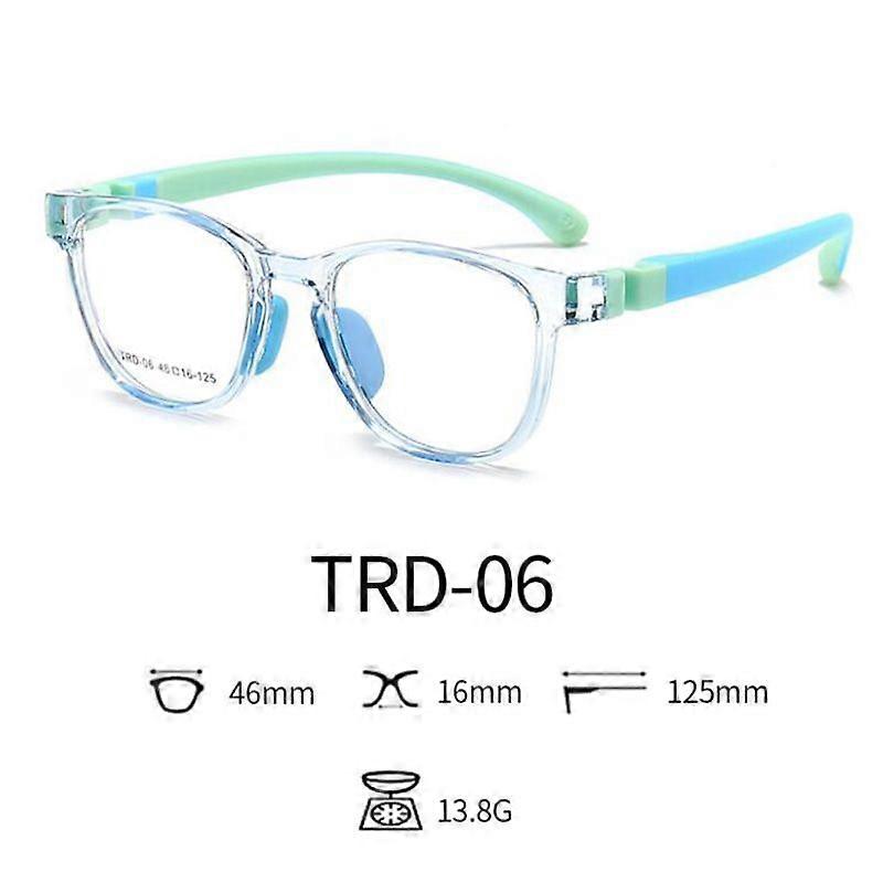 RBENN 2020 New Blue Light Blocking Kids Glasses Square Silicone Frame Eyewear Boys Girls Anti Blue Light Computer Eyeglasses