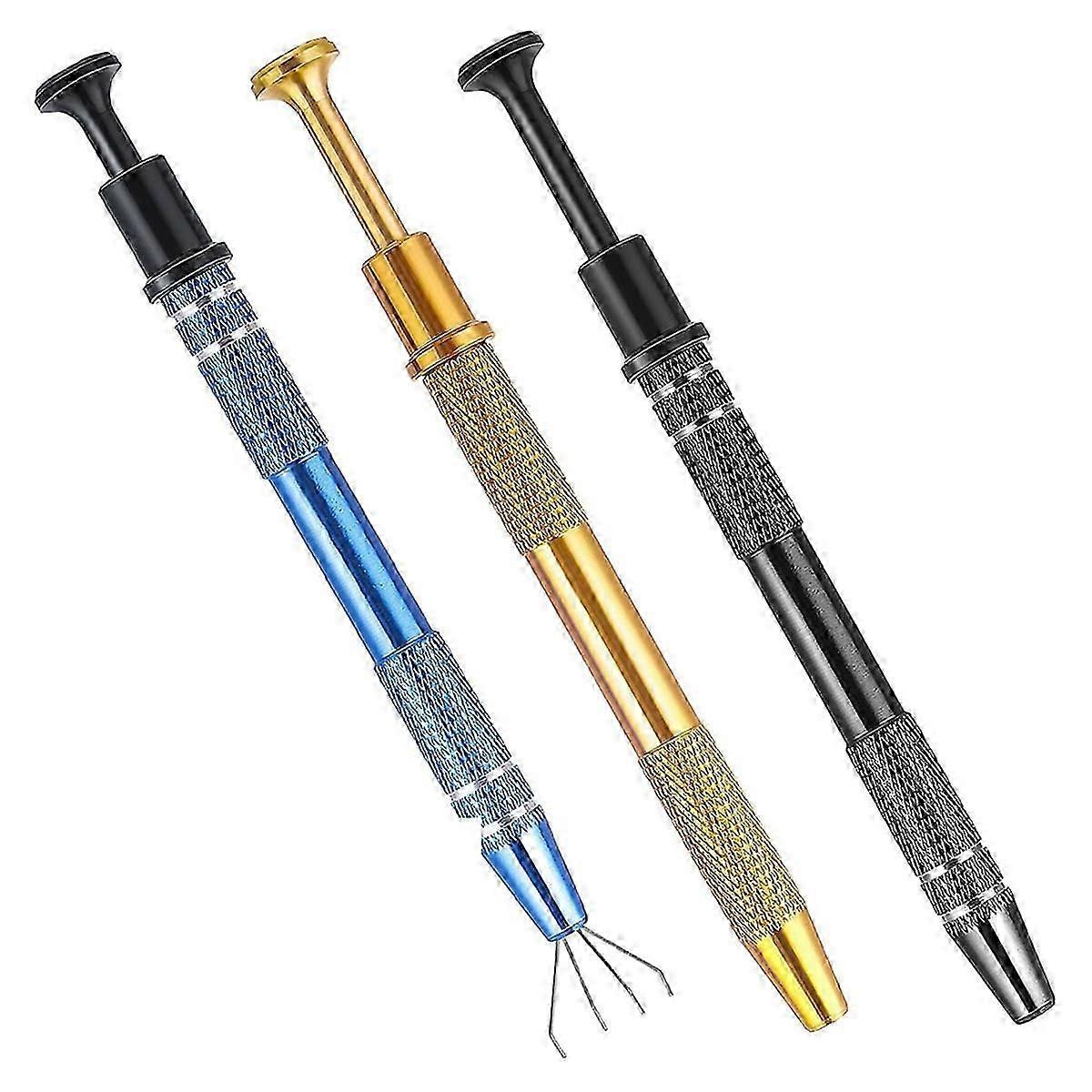 suitable for 3Pcs Piercing Ball Grabber Tool Set Jeweler'S Pick Up Tools, 4 Claw Picker for Small Parts Jewelry Making-FO SHAN RAN WANG