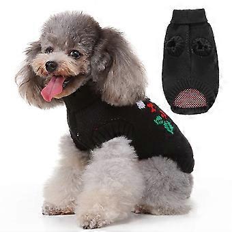 Dog Christmas Sweaters Pet Winter Knitwear Xmas Clothes Classic Warm Coats Sweater for Puppy