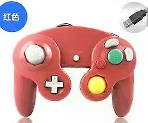 4 Color USB Interface wired game controller gamepad joystick gaming with disc driver compatible for PC games NOT compatible for NGC