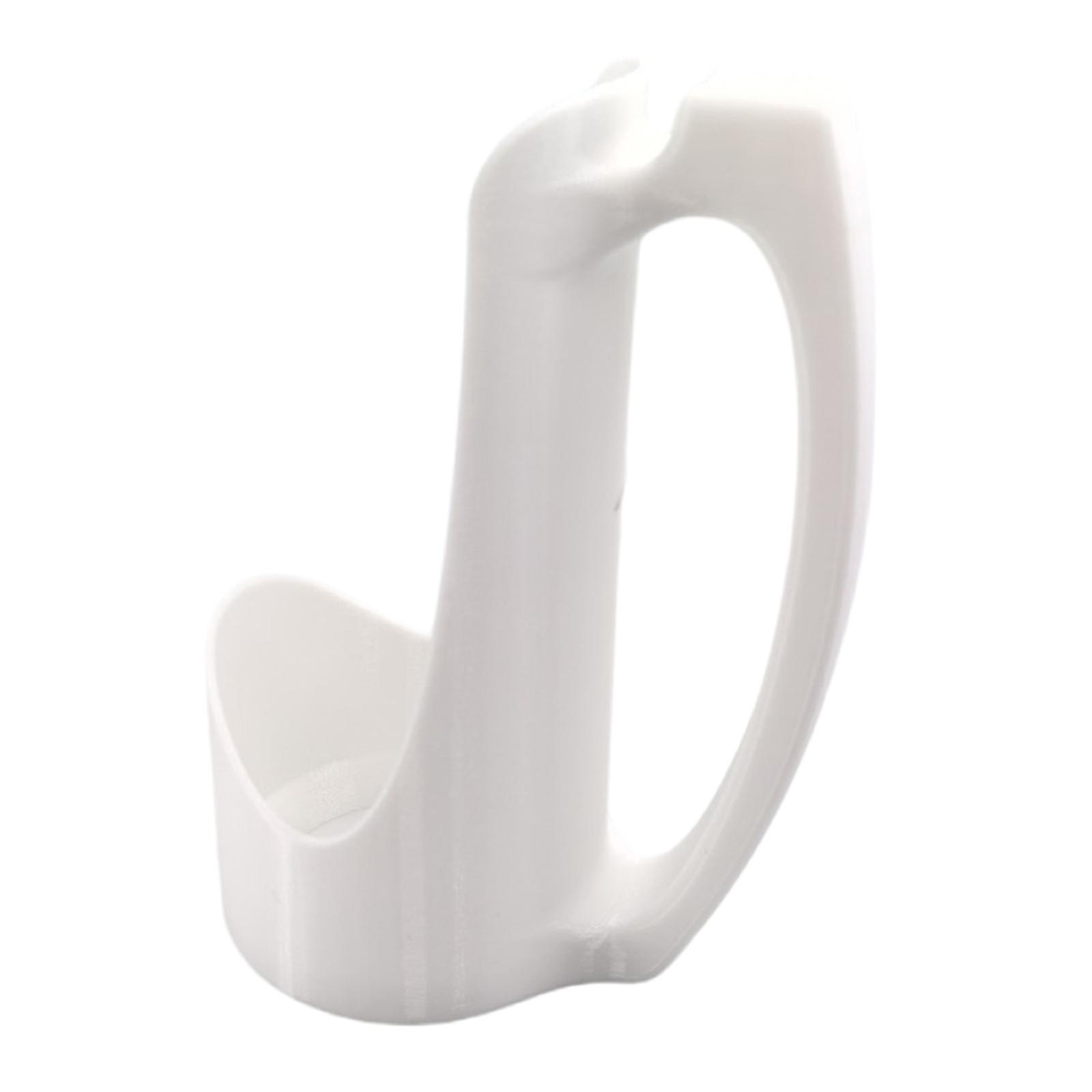 Sturdy Plastic Can Holders with Handle Fit 12Oz Long Can Ergonomic Grip Perfect for Redbull and Sparkling Water White