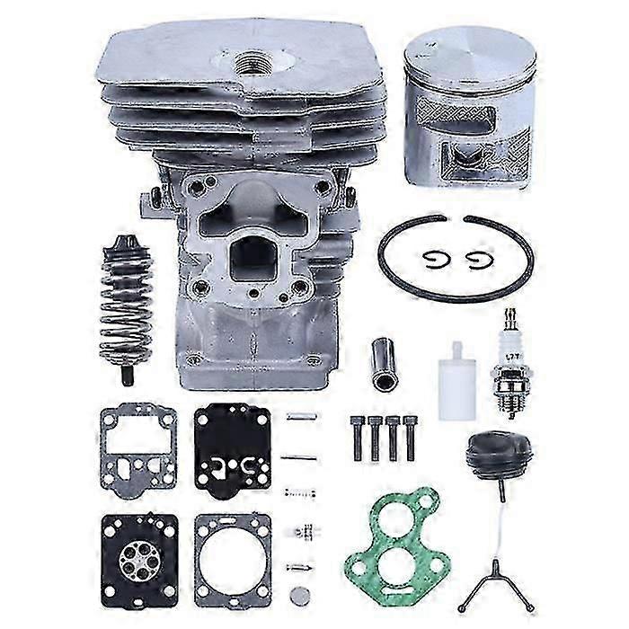 Cylinder Piston Spark Plug Kit Compatible With Husqvarna 435 435e 440e 440 Ii Chainsaw Parts -CDSX