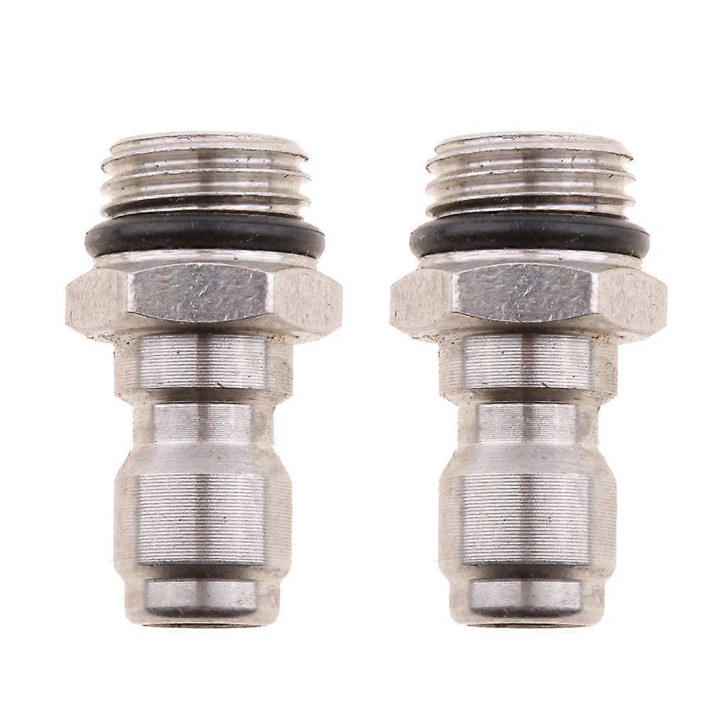 2x M14 Quick Coupler Sprayer Coupling Adapter Metal Quick Release Connector