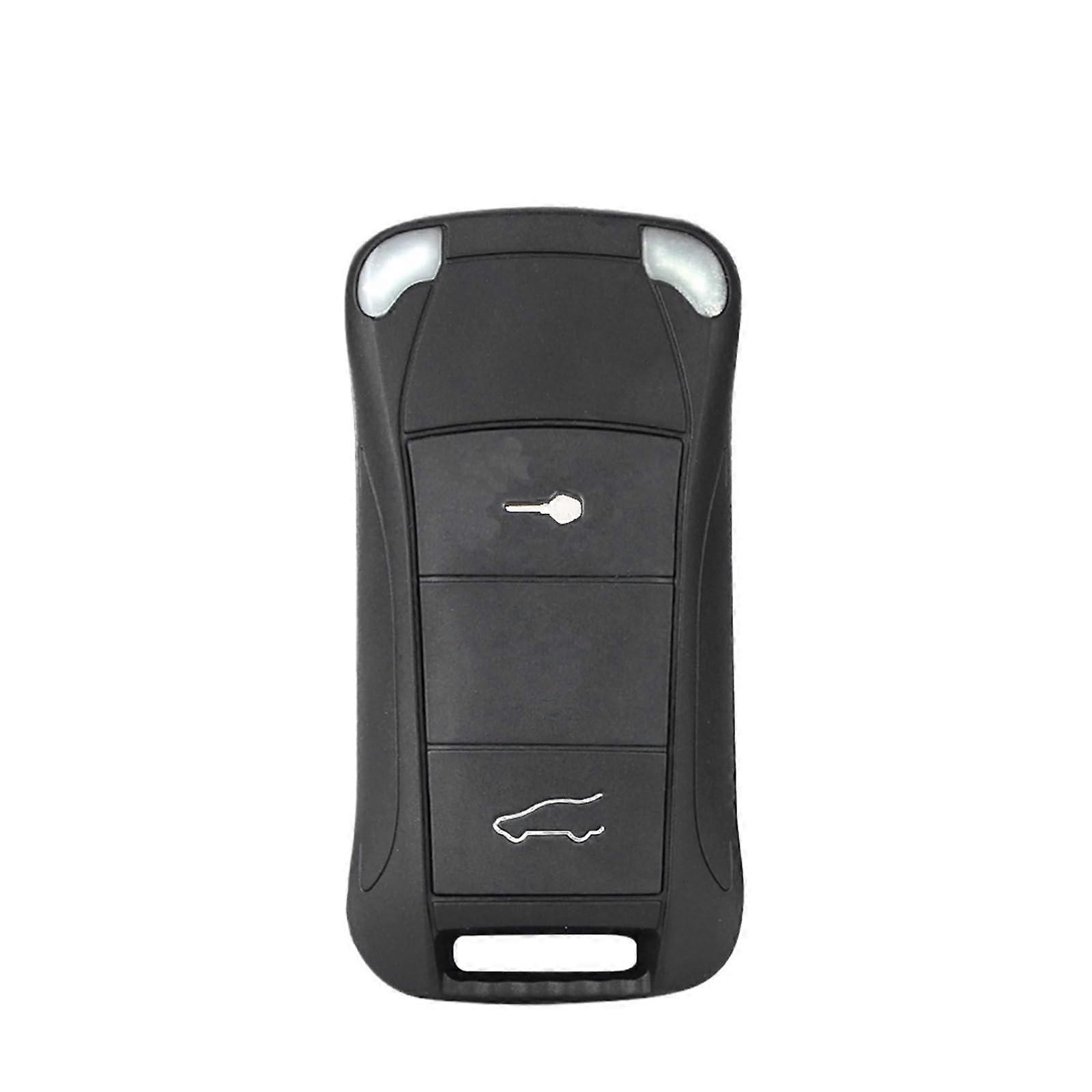 10pcs Flip Remote Key Shell 2BNT Compatible for Porsche Cayenne GTS 2004 2005 2006 2007 2008 2009 2010 2011 Fob HU66 Blade Key Case(2 Buttons)
