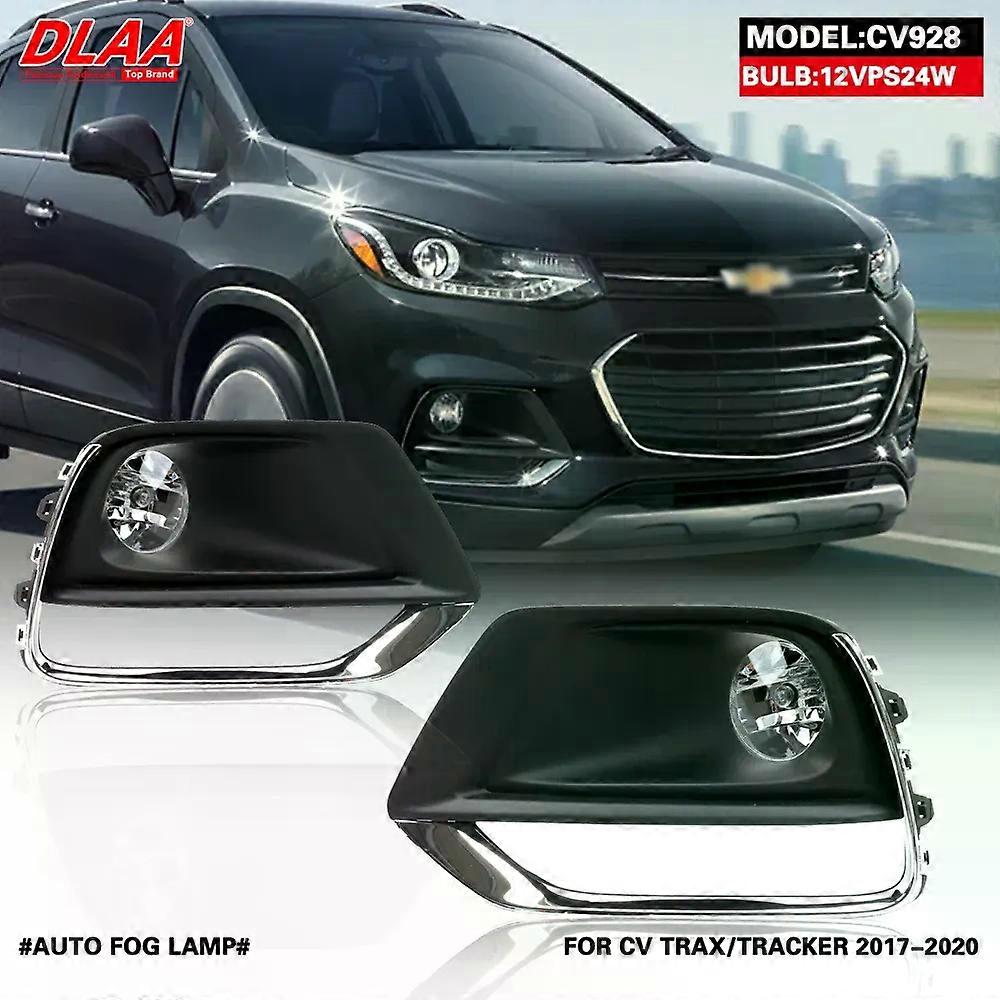 High qualityDLAA For TRAX TRACKER 2017 2018 2019 2020 Front Fog Lights Car Styling Spot Light Fog Lamps With Switch - 1 Pair