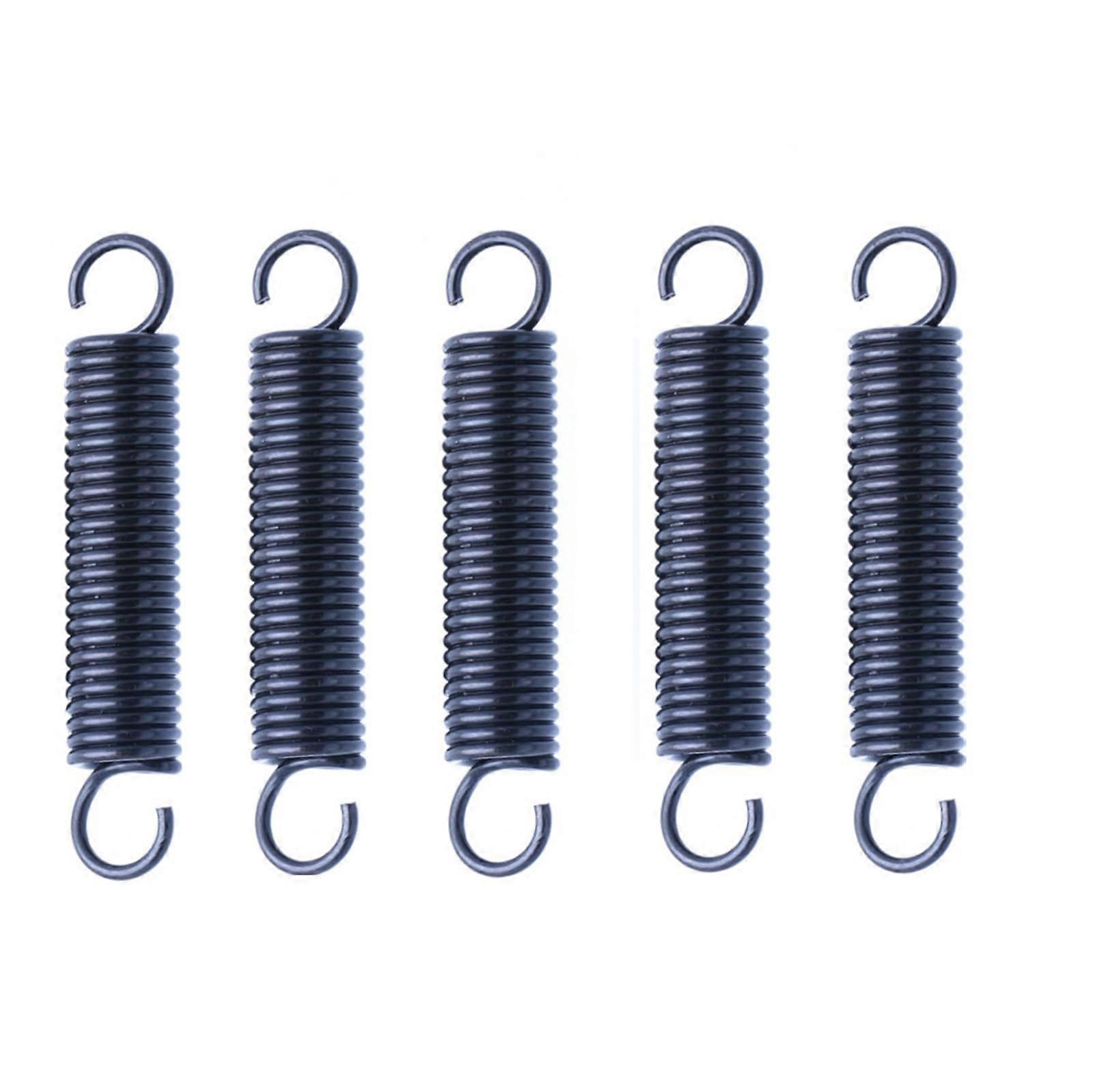 SENMIAOTH 5Pcs Tension Spring with Hooks Small Extension Spring Steel Wire Diameter Outer 0.8mm Diameter 10mm Length 2560mm (Size : 0.8 x 10 x 60mm)