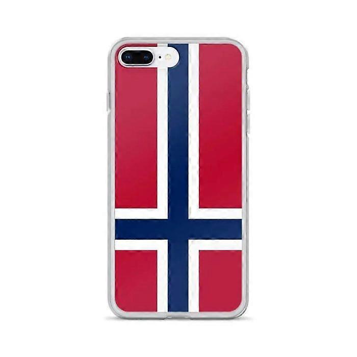 iPhone Case - Bouvet Island - Flag - Flexible - Multicolored - Compatible with iPhone 7 Plus