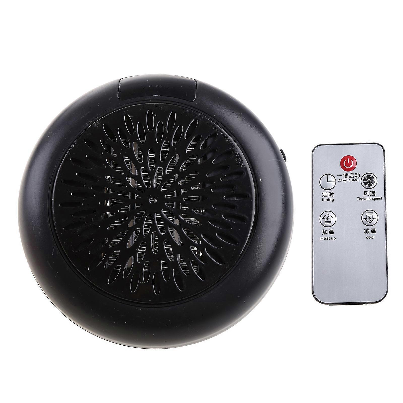 Space Heater with LED Display Wall Outlet Electric Heater with Adjustable Thermostat for Home Office Indoor Use 350W