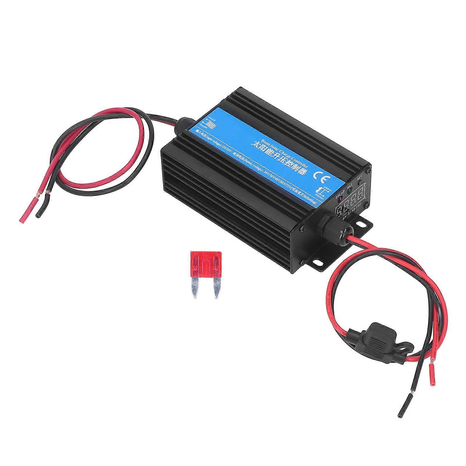 Høykvalitets 24v / 36v / 48v / 60v / 72v MPPT Solar Boost Controller Solar...