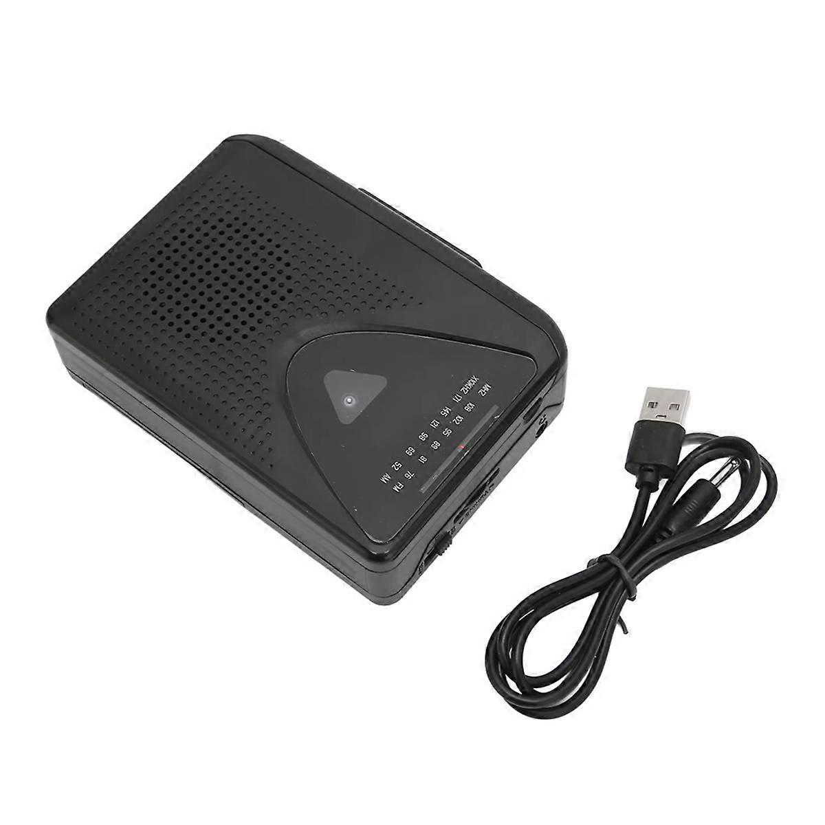 カセットプレーヤーカセットプレーヤーレトロステレオ2充電方法ポータブルテーププレーヤースピーカー入力用