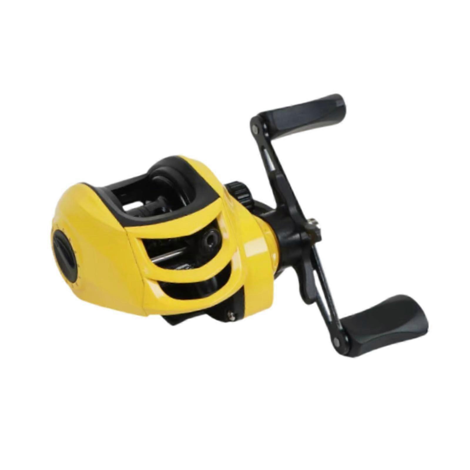 Baitcasting reel for anglers, portable casting equipment with smooth design Left Hand