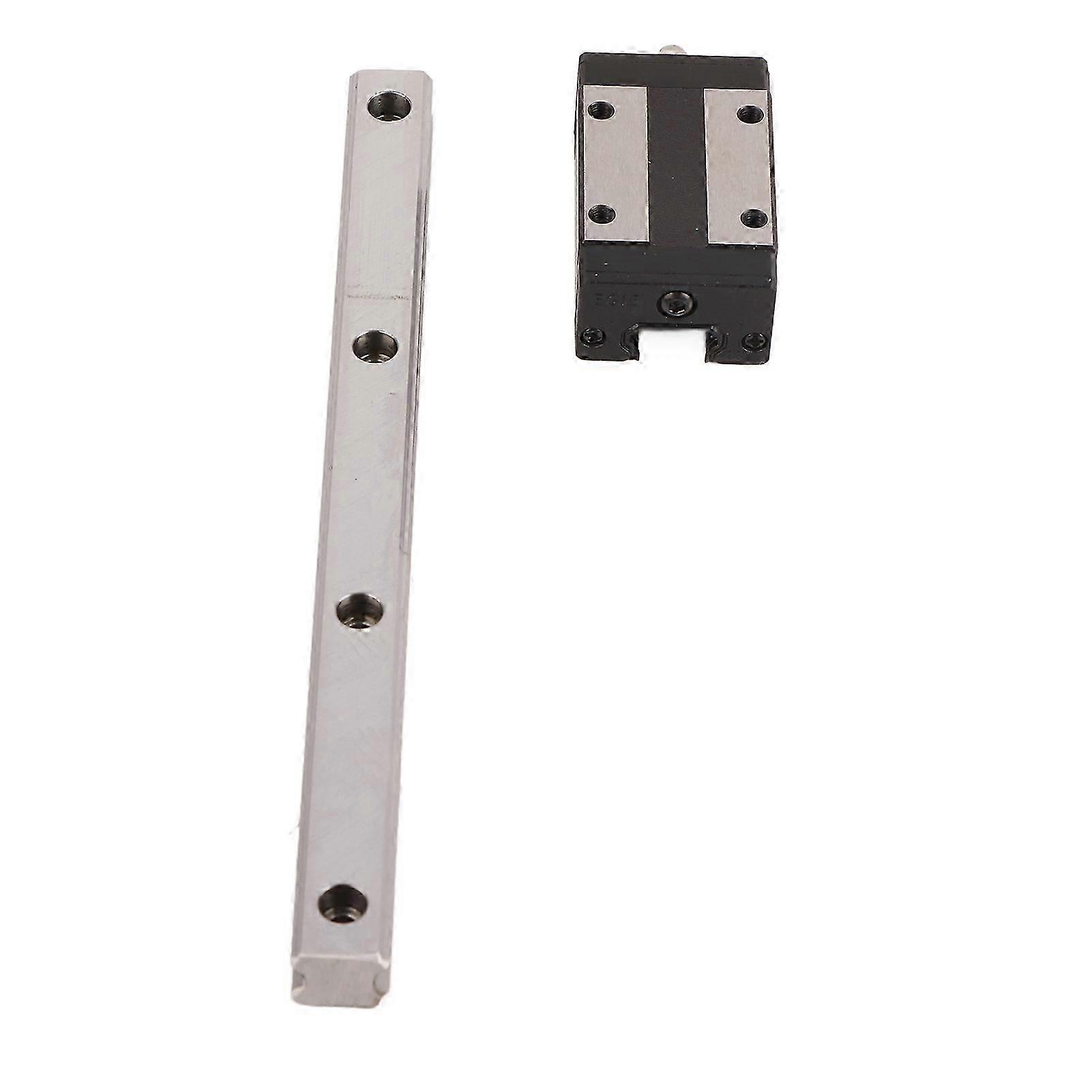 Linear Guide Rail Linear Bearing Slider Kit Ball Bearing Steel Block for 3D Printers and CNC Parts 200mm