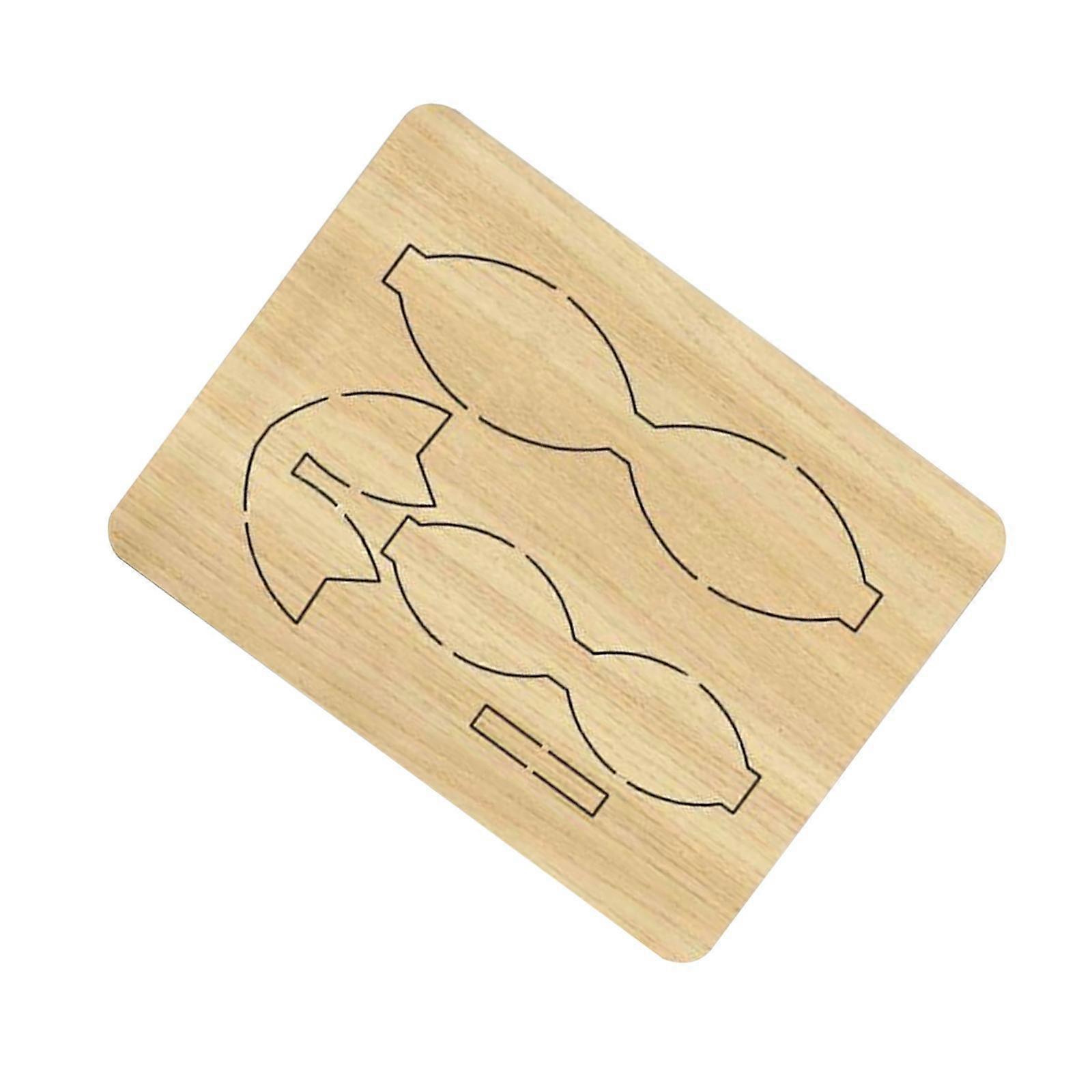 Wooden Bow Scrapbooking Bowknot Die Cutting Embossing Card Making Portable