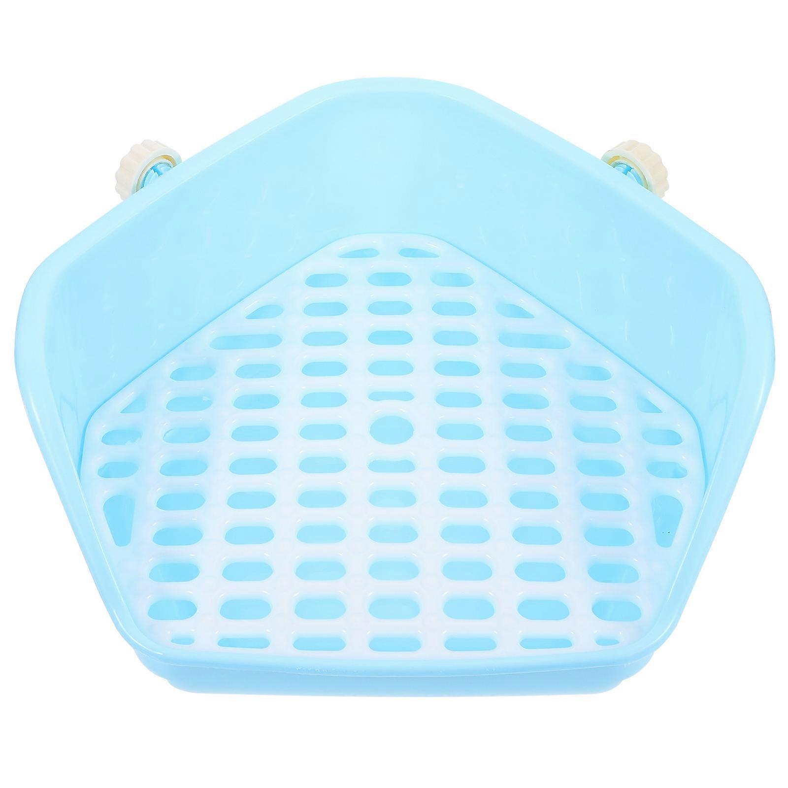Hedgehog Bunny Litter Box Rabbit Toilet Tray for Potty Training Corner