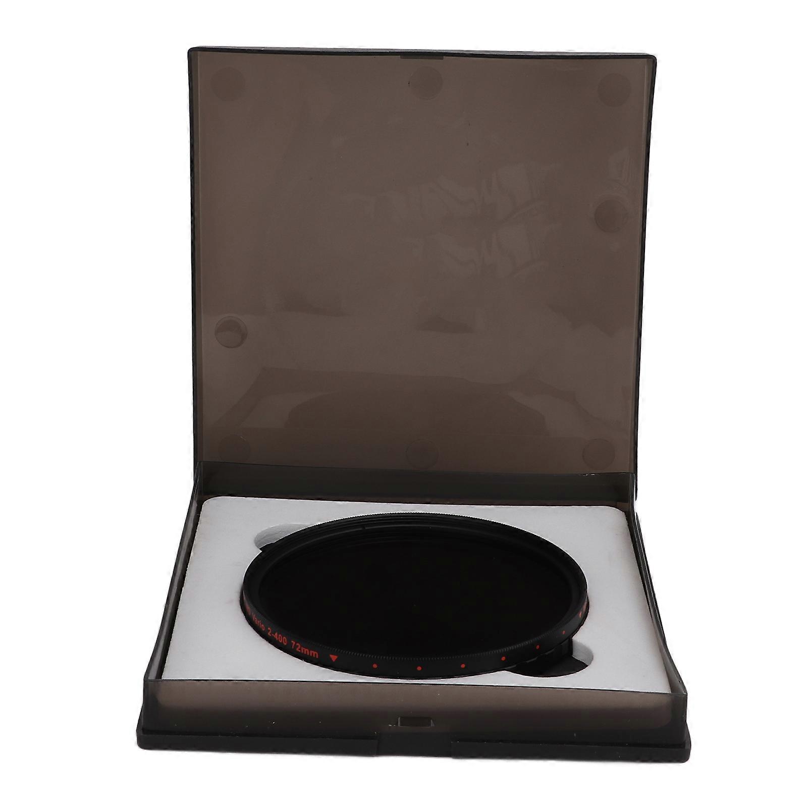 Slim Variable ND2-400 Lens Filter - HD Neutral Density, Nano Coated for SLR Cameras