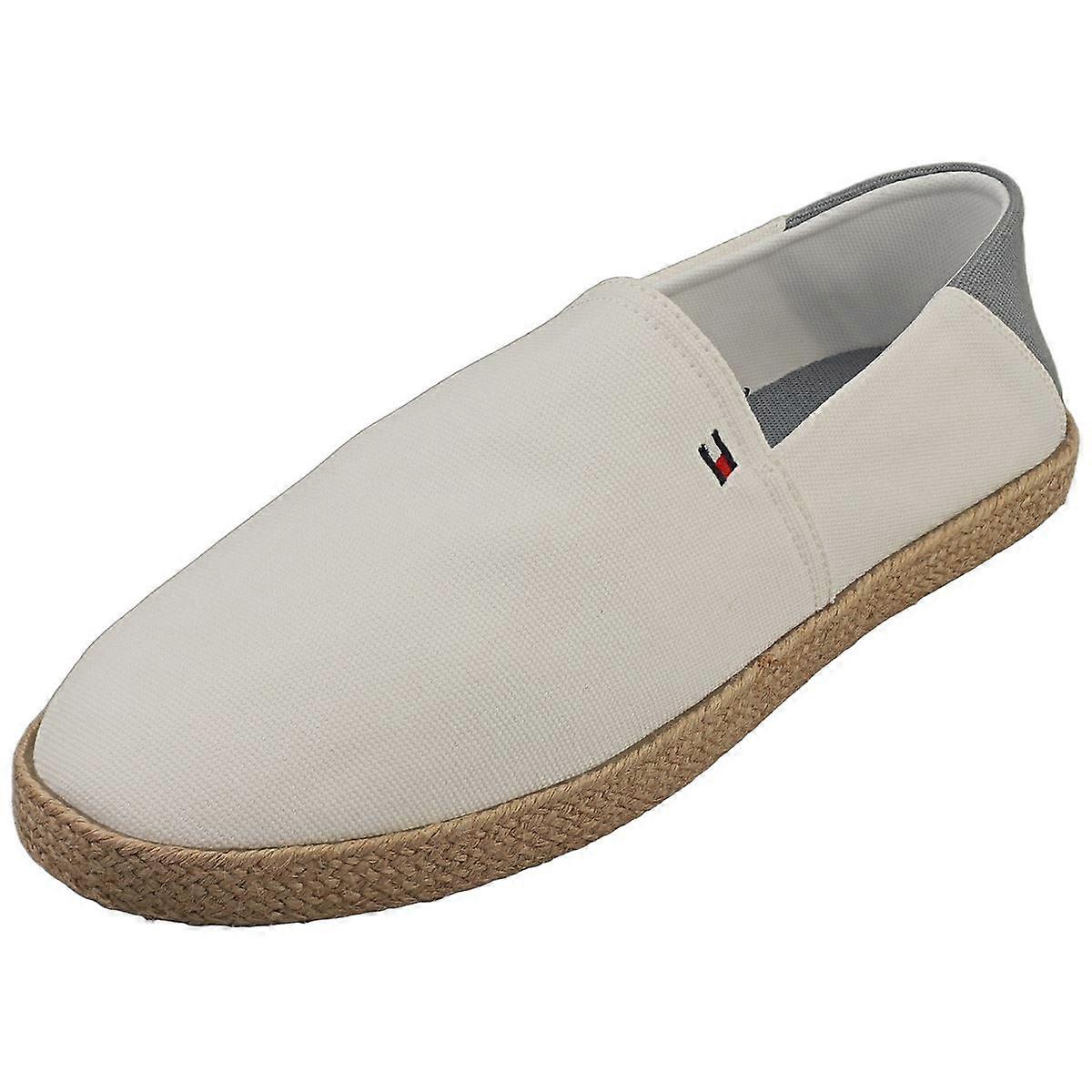 Tommy Hilfiger Espadrille Core 男士米色麻底鞋