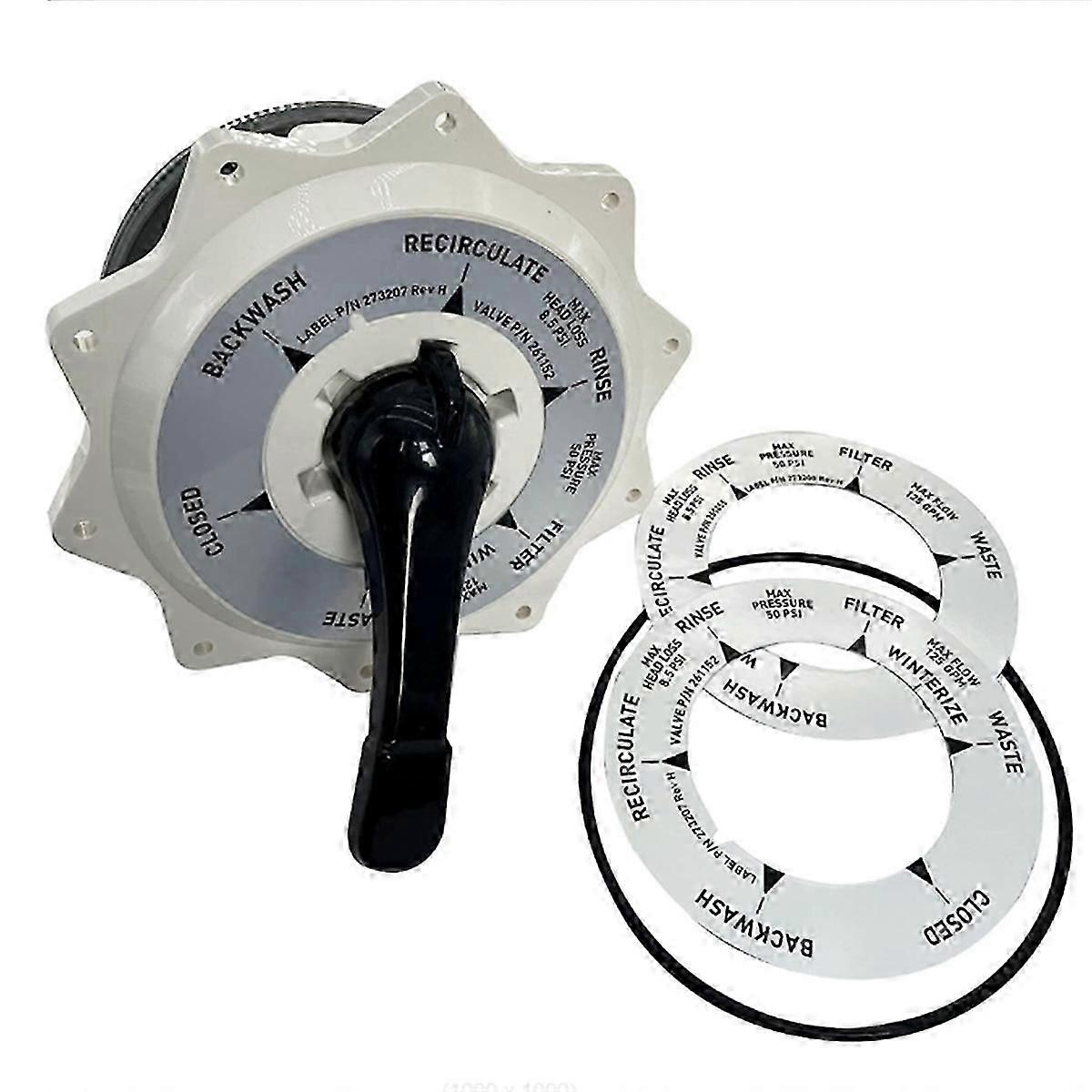 270067 Conjunto de Válvula Superior de 2 Polegadas para Válvulas Multi-Portas de Piscina/Spa Hiflow de Montagem Superior e Lateral-YVAN