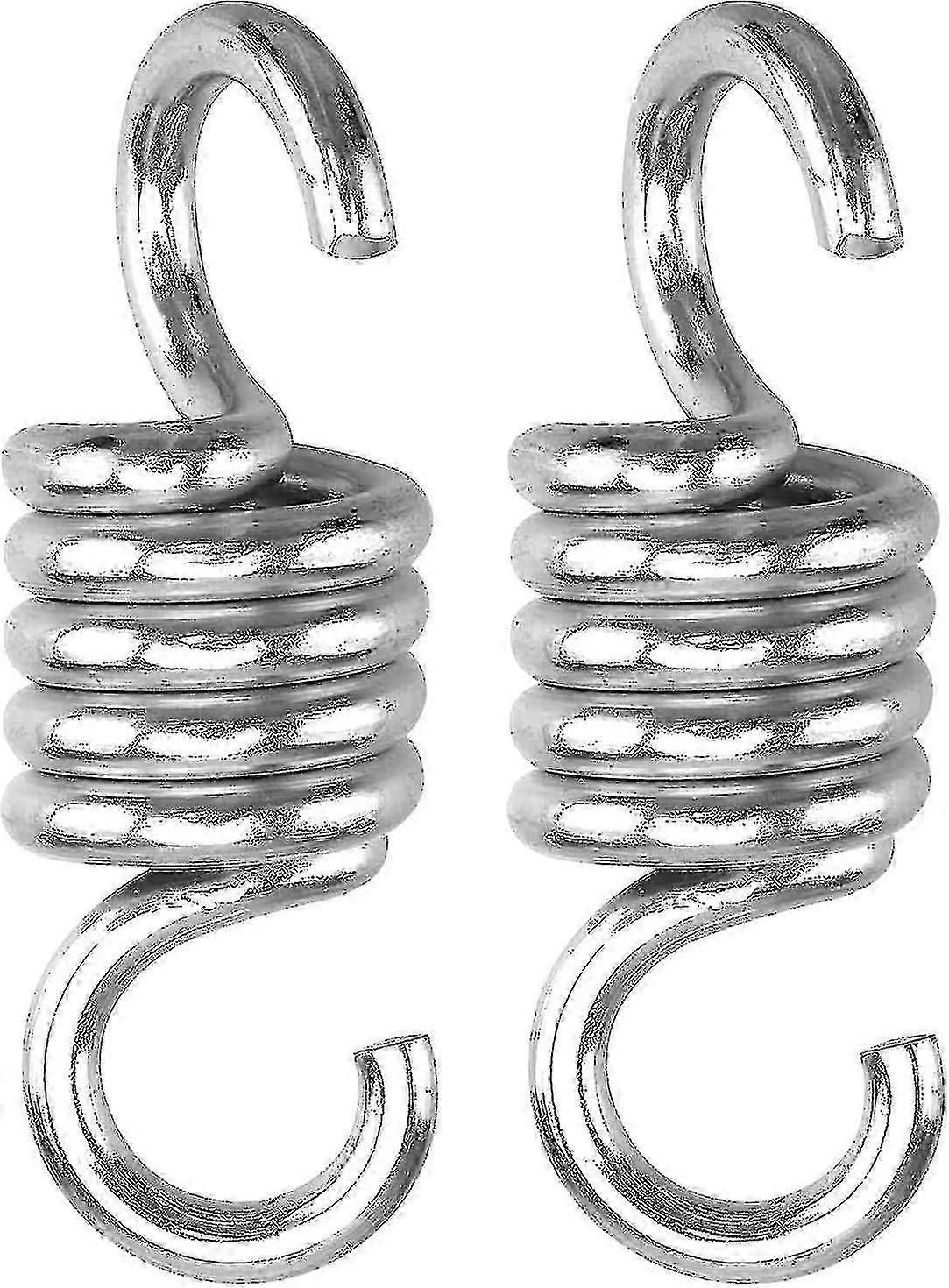 2 Pieces Spring Hammock Spring, Hanging Chair Spring Hammock, Rocking Chair Spring(silver)