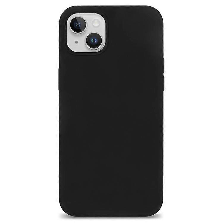 Compatible For iPhone 14 Solid Silicone Phone Case Soft Fiber Lining Anti-Scratch Shockproof Back Cover