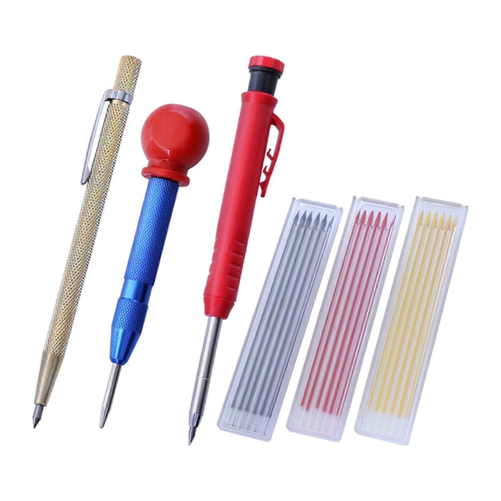 Portable Refill Cutting Ruler Durable Household Crossed Deep Hole Positioning